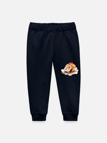 Sushi - Baby Organic Sweatpants by Stanley/Stella - navy