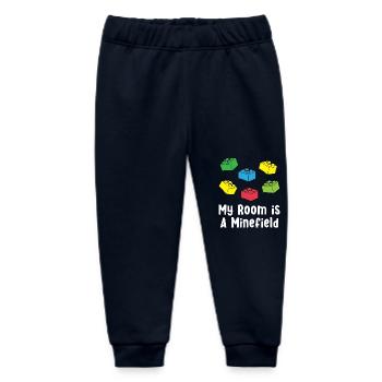 Brick Builder Brick Building Master Builder - Baby Organic Sweatpants by Stanley/Stella - navy - Front