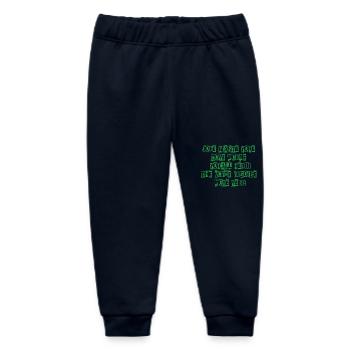 JONE WASTE YORE TOYE MONME YORALL REDIII THE VOICE - Baby Organic Sweatpants by Stanley/Stella - navy - Front
