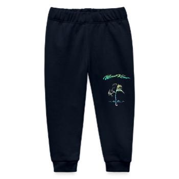 Kitesurfer Palme - Baby Organic Jogginghose Baby Tumbler von Stanley/Stella - Navy - Vorne