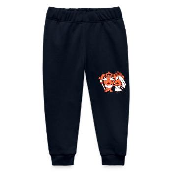 Hase König Krone Königin Pärchen Herrscher Liebe - Baby Organic Jogginghose Baby Tumbler von Stanley/Stella - Navy - Vorne