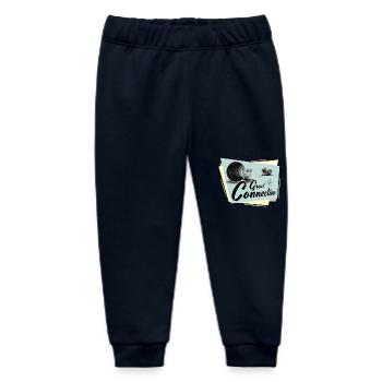 Fifties Great connection phone - Baby Organic Sweatpants by Stanley/Stella - navy - Front