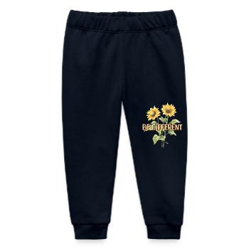 BE DIFFERENT Sonnenblumen Selbstliebe Positivität - Baby Organic Jogginghose Baby Tumbler von Stanley/Stella - Navy - Vorne