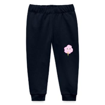 Merry cotton candy - ice cream - gift idea - Baby Organic Sweatpants by Stanley/Stella - navy - Front