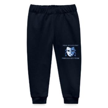 niemand kann auf dauer eine maske tragen - Baby Organic Jogginghose Baby Tumbler von Stanley/Stella - Navy - Vorne