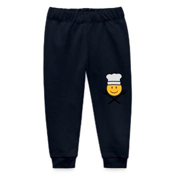 grillen - Baby Organic Jogginghose Baby Tumbler von Stanley/Stella - Navy - Vorne