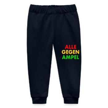 Alle gegen ampel - Baby Organic Jogginghose Baby Tumbler von Stanley/Stella - Navy - Vorne