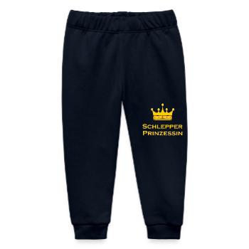 Schlepper Prinzessin – Krönendes Design - Baby Organic Jogginghose Baby Tumbler von Stanley/Stella - Navy - Vorne