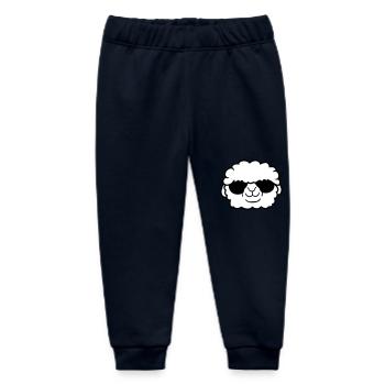 Schaf Sonnenbrille Party Schäfchen Lamm Cool Kopf - Baby Organic Jogginghose Baby Tumbler von Stanley/Stella - Navy - Vorne