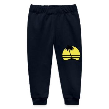 Palm Island - Baby Organic Sweatpants by Stanley/Stella - navy - Front