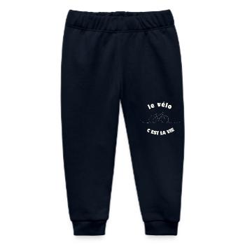 Cycling is life,Cycling,Cyclist,Cycling - Baby Organic Sweatpants by Stanley/Stella - navy - Front