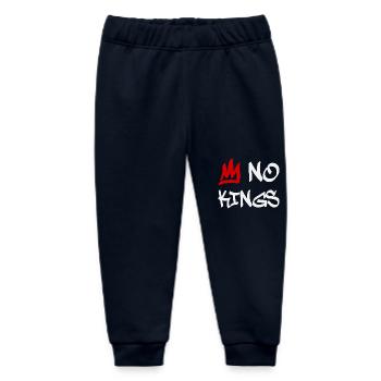 No Kings in America since 1776 - Baby Organic Sweatpants by Stanley/Stella - navy - Front