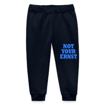 Not your ernst - Baby Organic Jogginghose Baby Tumbler von Stanley/Stella - Navy - Vorne