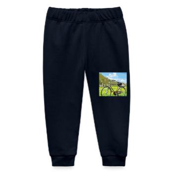 Cycle in nature - Baby Organic Sweatpants by Stanley/Stella - navy - Front