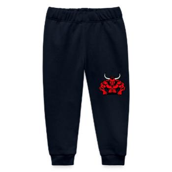 stier tier - Baby Organic Jogginghose Baby Tumbler von Stanley/Stella - Navy - Vorne