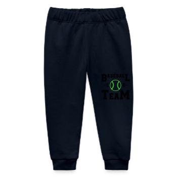 Baseball Team - Baby Organic Sweatpants by Stanley/Stella - navy - Front