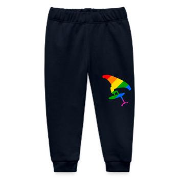 LGBTQ Pride Wingsurfing Design Gift - Baby Organic Sweatpants by Stanley/Stella - navy - Front