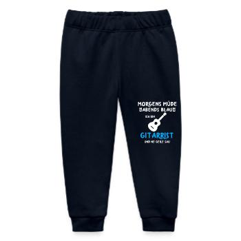 Gitarre Spruch Band Musikinstrument E-Gitarre - Baby Organic Jogginghose Baby Tumbler von Stanley/Stella - Navy - Vorne