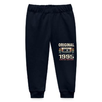 1995 Geburtstagsgeschenk 1995 Jahrgang 1995 Retro - Baby Organic Jogginghose Baby Tumbler von Stanley/Stella - Navy - Vorne
