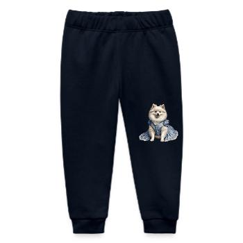 Edler Hund - Baby Organic Jogginghose Baby Tumbler von Stanley/Stella - Navy - Vorne