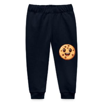 Lachender Cookie - Baby Organic Jogginghose Baby Tumbler von Stanley/Stella - Navy - Vorne