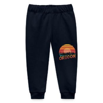 Oregon Portland Amerika Bundesstaat für Oregon - Baby Organic Jogginghose Baby Tumbler von Stanley/Stella - Navy - Vorne