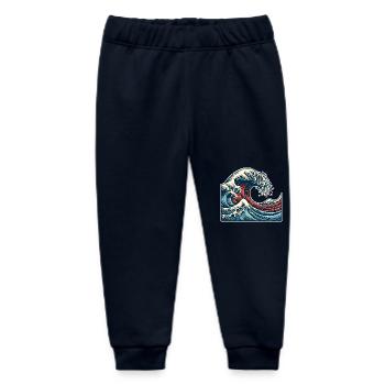 Welle - Baby Organic Jogginghose Baby Tumbler von Stanley/Stella - Navy - Vorne