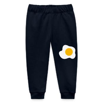 Spiegelei Grafik Frühstück Eigelb Liebhaber - Baby Organic Jogginghose Baby Tumbler von Stanley/Stella - Navy - Vorne