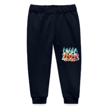 Surfen Surfer - Baby Organic Jogginghose Baby Tumbler von Stanley/Stella - Navy - Vorne
