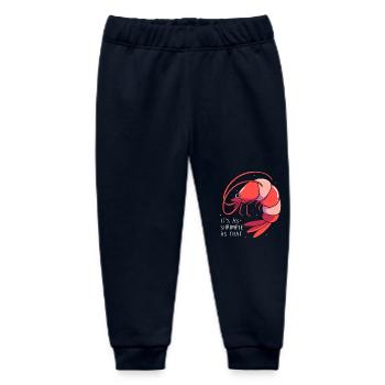 Shrimp Languste Meeresfrüchte Krabbe - Baby Organic Jogginghose Baby Tumbler von Stanley/Stella - Navy - Vorne