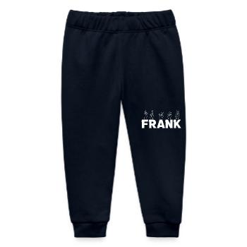 Gebärdensprache Frank - Baby Organic Jogginghose Baby Tumbler von Stanley/Stella - Navy - Vorne