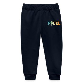 Retro-Padel - Baby Organic Jogginghose Baby Tumbler von Stanley/Stella - Navy - Vorne