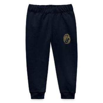 Saxofon Design - Baby Organic Jogginghose Baby Tumbler von Stanley/Stella - Navy - Vorne