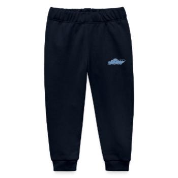 Motorboot Design für Motorbootfahrer - Baby Organic Jogginghose Baby Tumbler von Stanley/Stella - Navy - Vorne