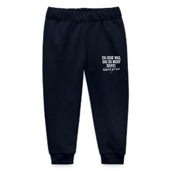 Ich Sehe Was Das Du Nicht Siehst Nämlich Gut Aus - Baby Organic Jogginghose Baby Tumbler von Stanley/Stella - Navy - Vorne