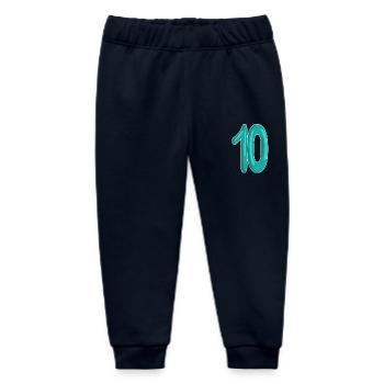 Ten 10 Number Number - Baby Organic Sweatpants by Stanley/Stella - navy - Front