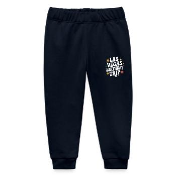 Las Vegas Birthday Trip – Unique - Baby Organic Sweatpants by Stanley/Stella - navy - Front