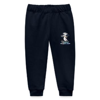 Halloween Möwe Möwen Boot Fährmann Boote - Baby Organic Jogginghose Baby Tumbler von Stanley/Stella - Navy - Vorne