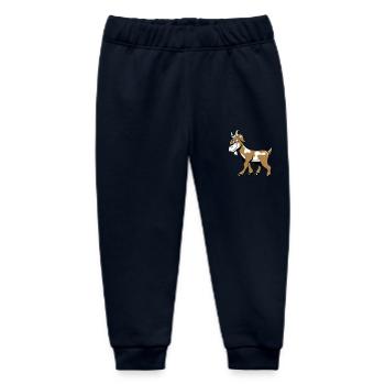 Ziege freundlich lieb - Baby Organic Jogginghose Baby Tumbler von Stanley/Stella - Navy - Vorne