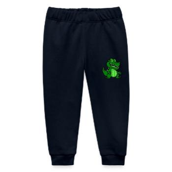 krokodil tier comic - Baby Organic Jogginghose Baby Tumbler von Stanley/Stella - Navy - Vorne
