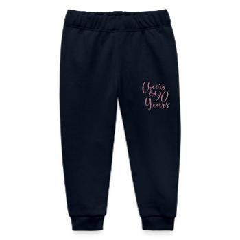 Prost auf 90 Jahre 90. Geburtstag - Baby Organic Jogginghose Baby Tumbler von Stanley/Stella - Navy - Vorne