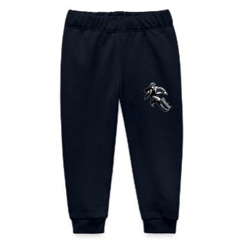 1930s Gentleman - Oldschool Design - Baby Organic Sweatpants by Stanley/Stella - navy - Front