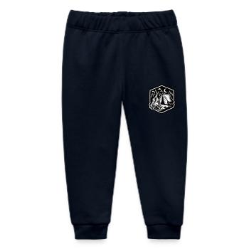 Camping Tent Outdoor - Baby Organic Sweatpants by Stanley/Stella - navy - Front