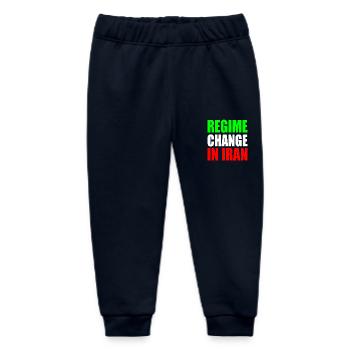 Regime change in iran - Baby Organic Jogginghose Baby Tumbler von Stanley/Stella - Navy - Vorne