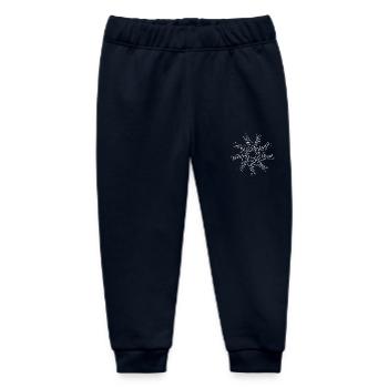 Hanna Name Name Mandala - Baby Organic Sweatpants by Stanley/Stella - navy - Front