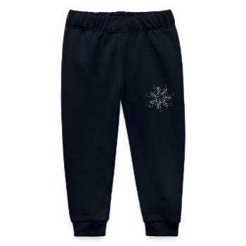 Nadja Name Mandala - Baby Organic Sweatpants by Stanley/Stella - navy - Front