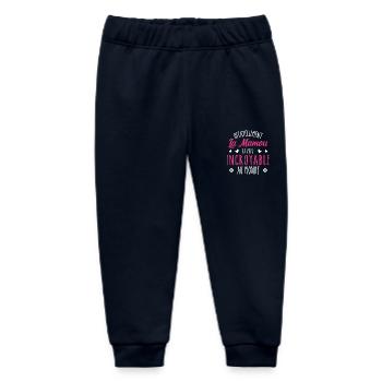 Offiziell der unglaubliche Mamou - Baby Organic Jogginghose Baby Tumbler von Stanley/Stella - Navy - Vorne