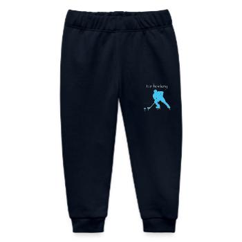 ice hockey - Baby Organic Jogginghose Baby Tumbler von Stanley/Stella - Navy - Vorne