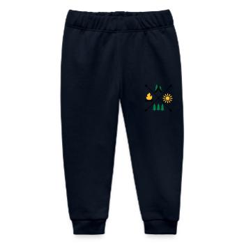 Camping - Baby Organic Sweatpants by Stanley/Stella - navy - Front