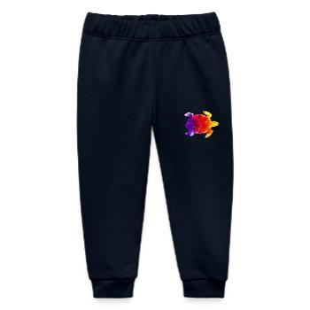 Farbige Schildkröte - Baby Organic Jogginghose Baby Tumbler von Stanley/Stella - Navy - Vorne